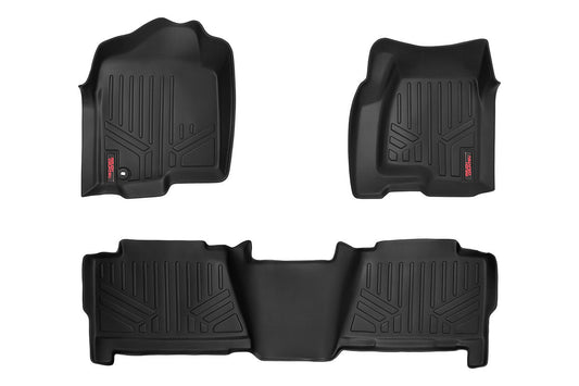 Rough Country Heavy Duty Floor Mats Front/Rear-99-06 Silverado/Sierra Rough Country