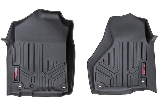 Rough Country Heavy Duty Floor Mats Front-12-18 Dodge RAM Regular/Quad Cab Rough Country