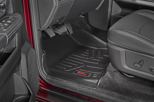 Heavy Duty Floor Mats Front-12-18 Dodge RAM Regular/Quad Cab Rough Country-1