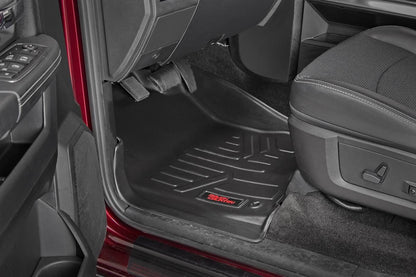 Heavy Duty Floor Mats [Front] - For 12-18 Dodge Ram, Crew/ Mega Cab Rough Country-1