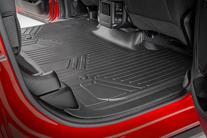 Heavy Duty Floor Mats Front/Rear-19-20 RAM 1500 Crew Cab Full Console w/Rear Under Seat Storage Rough Country-3