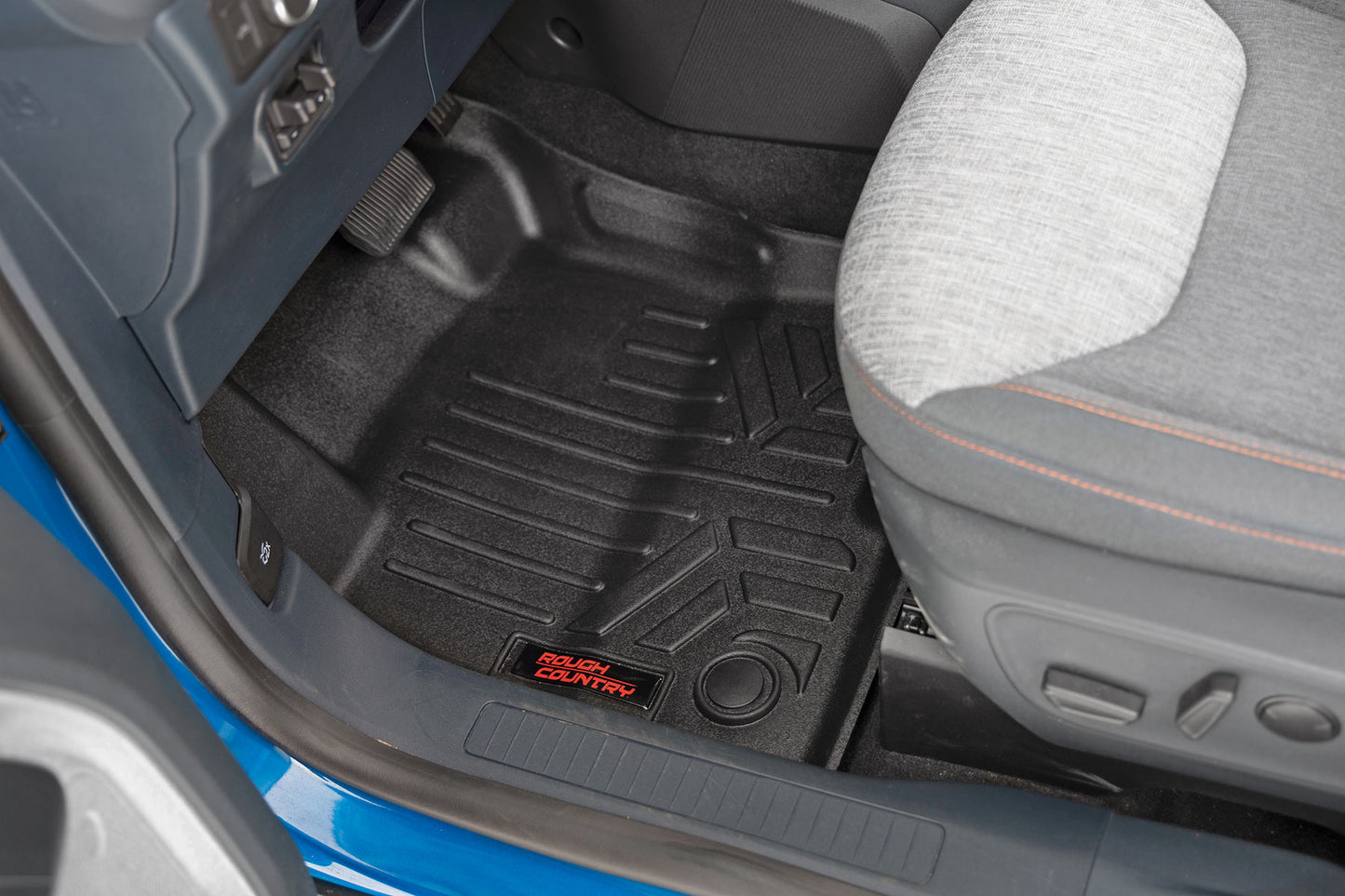 Rough Country Floor Mats Front and Rear Ford Maverick 2.0L EcoBoost 4WD (22-23) Rough Country