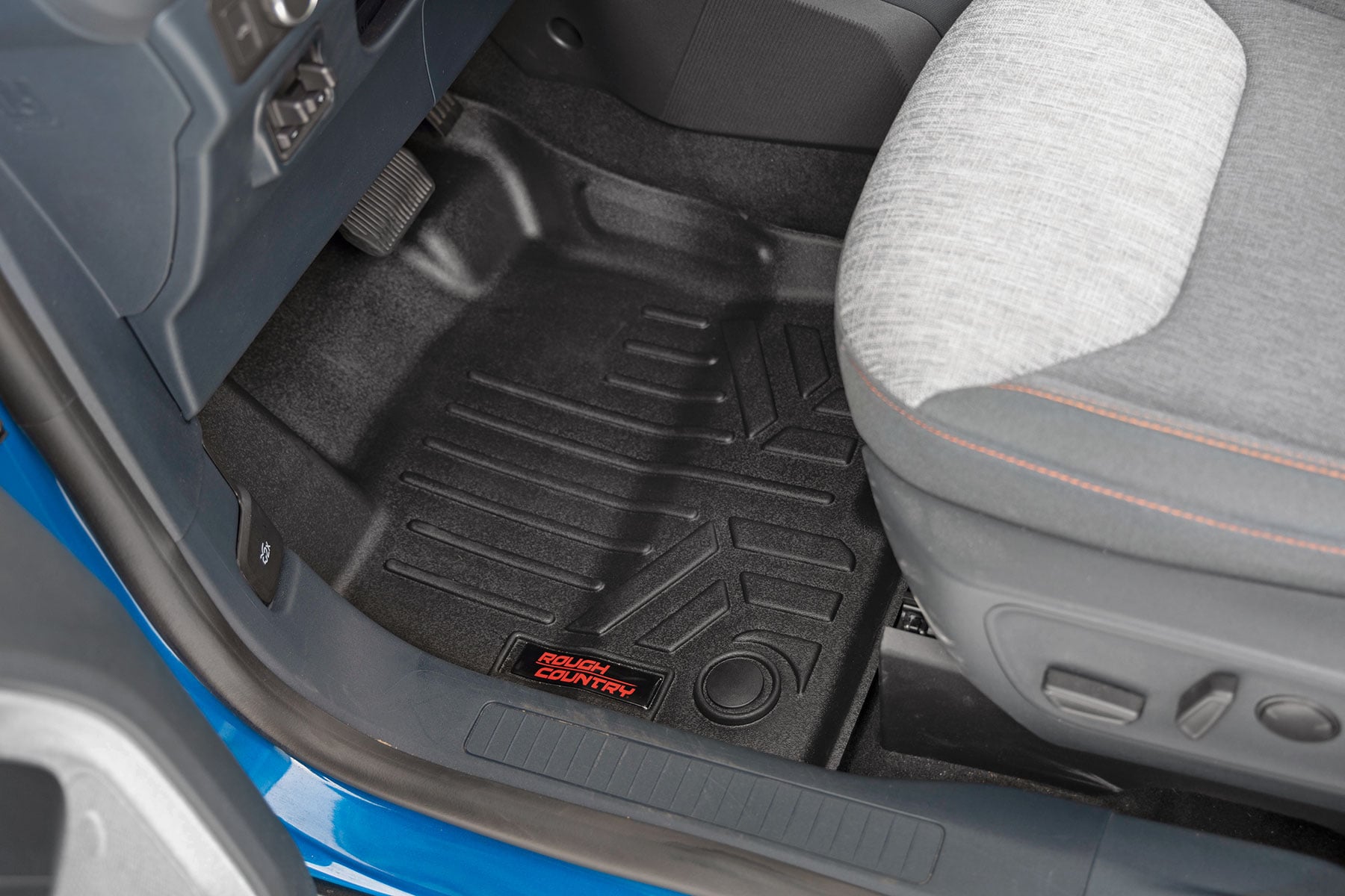 Floor Mats Front and Rear Ford Maverick EcoBoost 2WD/4WD (2022-2026) Rough Country-2