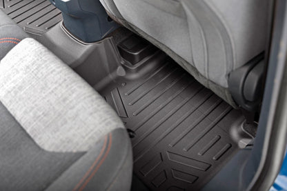 Floor Mats Front and Rear Ford Maverick EcoBoost 2WD/4WD (2022-2026) Rough Country-4