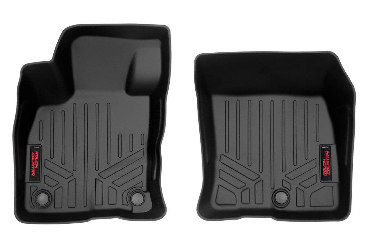 Rough Country Floor Mats Front 21-Up Ford Bronco Sport 4WD Rough Country