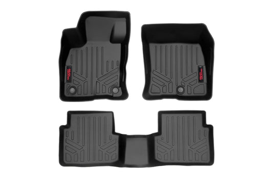 Rough Country Floor Mats Front and Rear 21-Up Ford Bronco Sport 4WD Rough Country