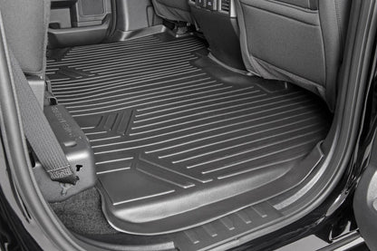 Heavy Duty Floor Mats Front/Rear-15-Up Ford F-150 SuperCrew Cab Rough Country-2