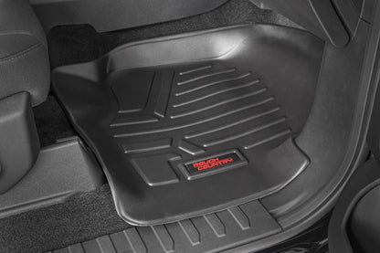 Heavy Duty Floor Mats Front/Rear-15-Up Ford F-150 SuperCrew Cab Rough Country-3