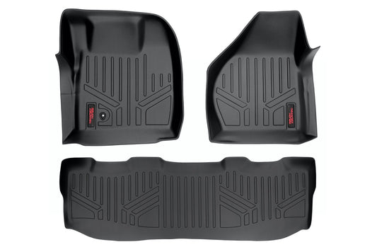 Floor Mats FR & RR Crew Cab Ford F-250/F-350 Super Duty 2WD/4WD (08-10) Rough Country