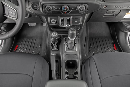 Floor Mats FR Jeep Gladiator JT 4WD (2020-2025) Rough Country-1