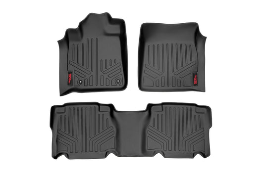 Rough Country Floor Mats Front and Rear CrewMax Toyota Tundra 2WD/4WD (2007-2011) Rough Country