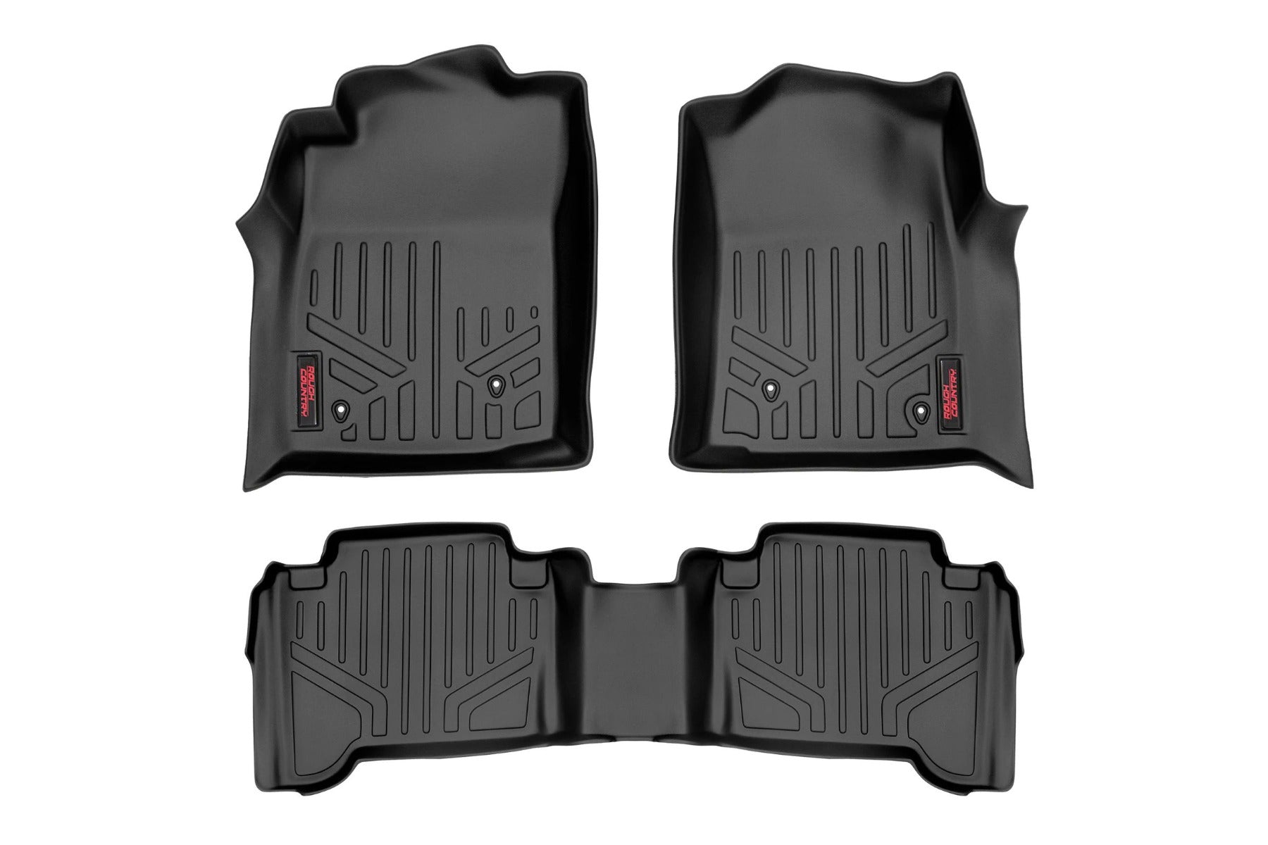 Rough Country Floor Mats Front and Rear Toyota Tacoma 2WD/4WD (2005-2011) Rough Country