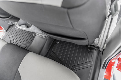 Floor Mats Front and Rear Double Cab Toyota Tacoma 2WD/4WD (2005-2011) Rough Country-1