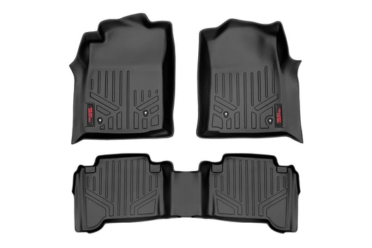 Floor Mats Front and Rear Double Cab Toyota Tacoma 2WD/4WD (2005-2011) Rough Country