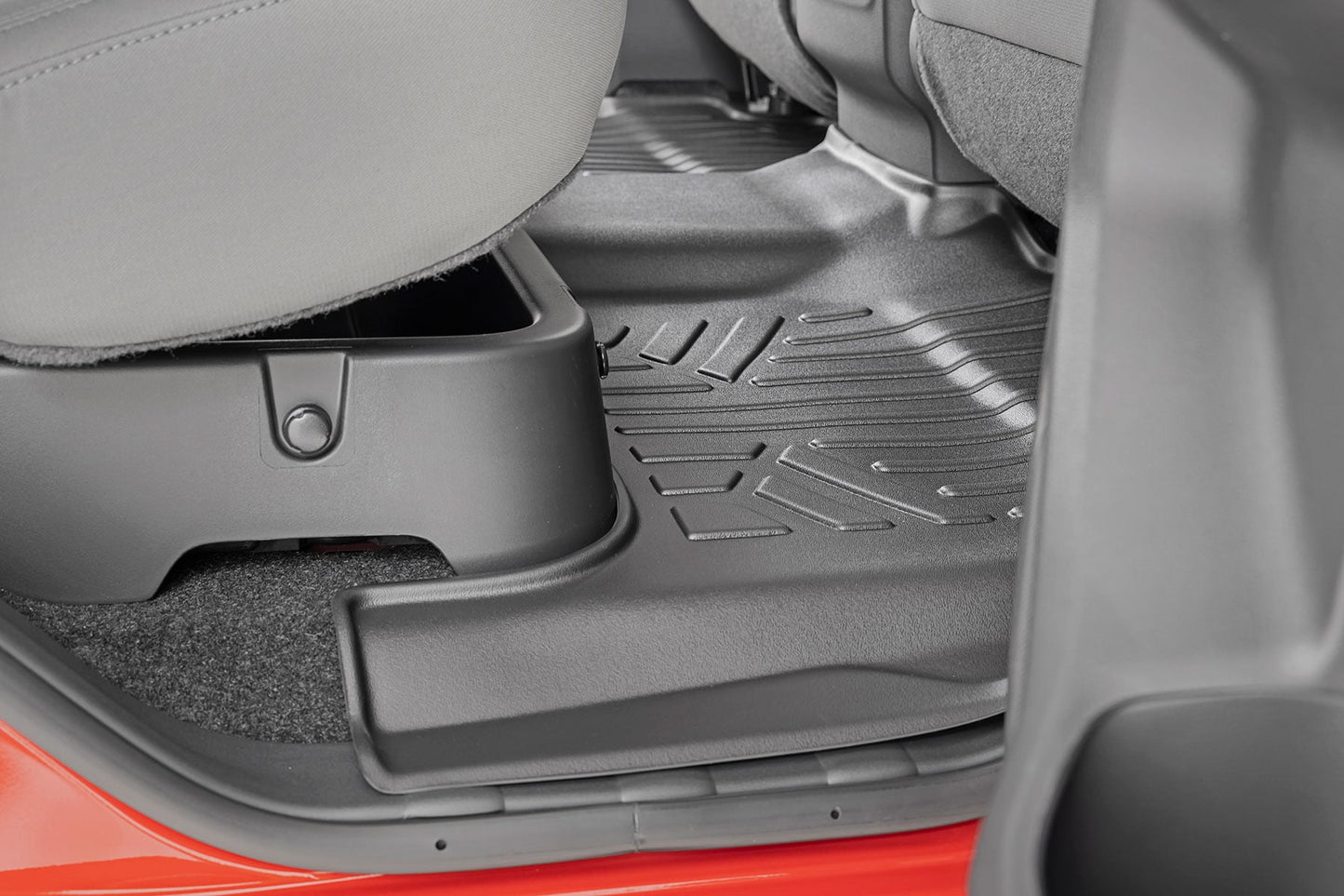 Floor Mats FR & RR Crew Cab Nissan Frontier 2WD/4WD (2008-2021) Rough Country-2