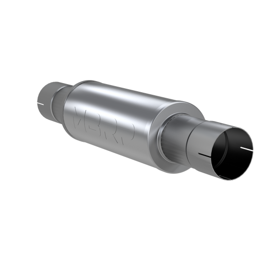 Muffler 4 Inlet /Outlet 24 Inch Body 30 Inch Overall Aluminized Steel MBRP
