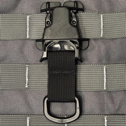 PALS/MOLLE D-Ring Acetal Every Which Way Quick Side Release Buckle Kit Pair Black Bartact-1