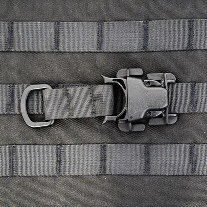 PALS/MOLLE D-Ring Acetal Every Which Way Quick Side Release Buckle Kit Pair Black Bartact-2