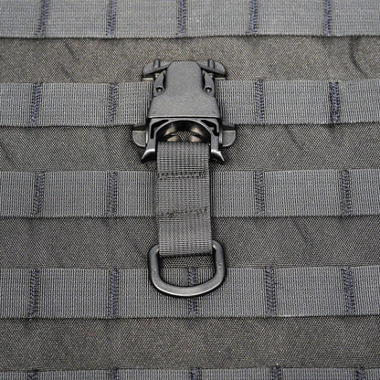 PALS/MOLLE D-Ring Acetal Every Which Way Quick Side Release Buckle Kit Pair Black Bartact-3