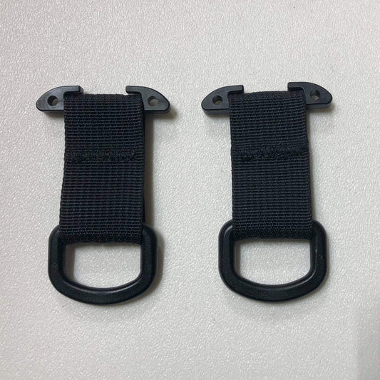 PALS / MOLLE Acetal T-Bar w/ D-Rings Pair Black Bartact