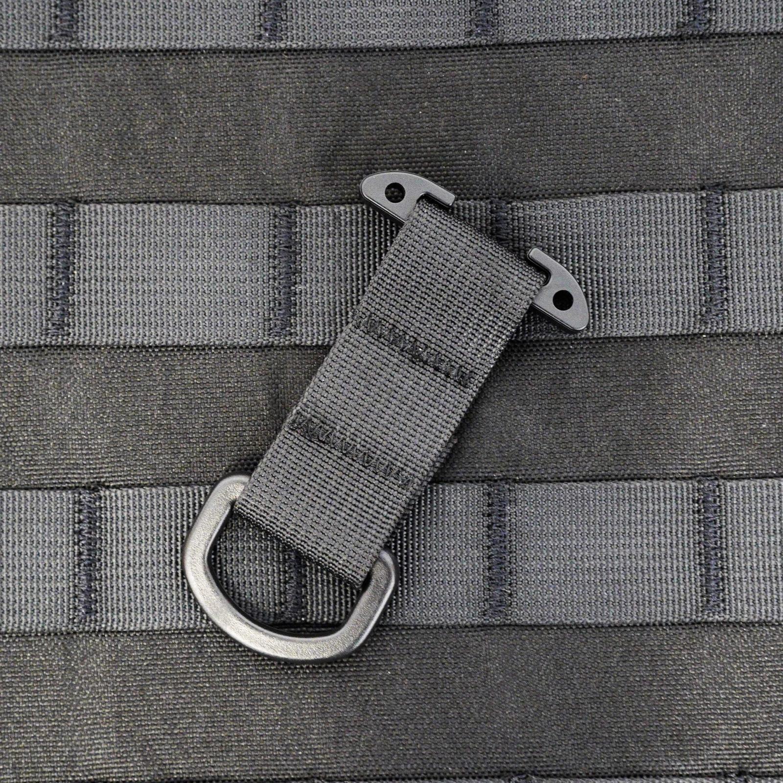 PALS / MOLLE Acetal T-Bar w/ D-Rings Pair Black Bartact-2