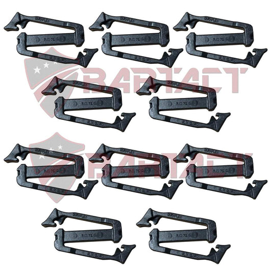PALS/MOLLE Siamese Slik Clip Field Repair Buckle Kit 1 Inch 10 Pack Bartact