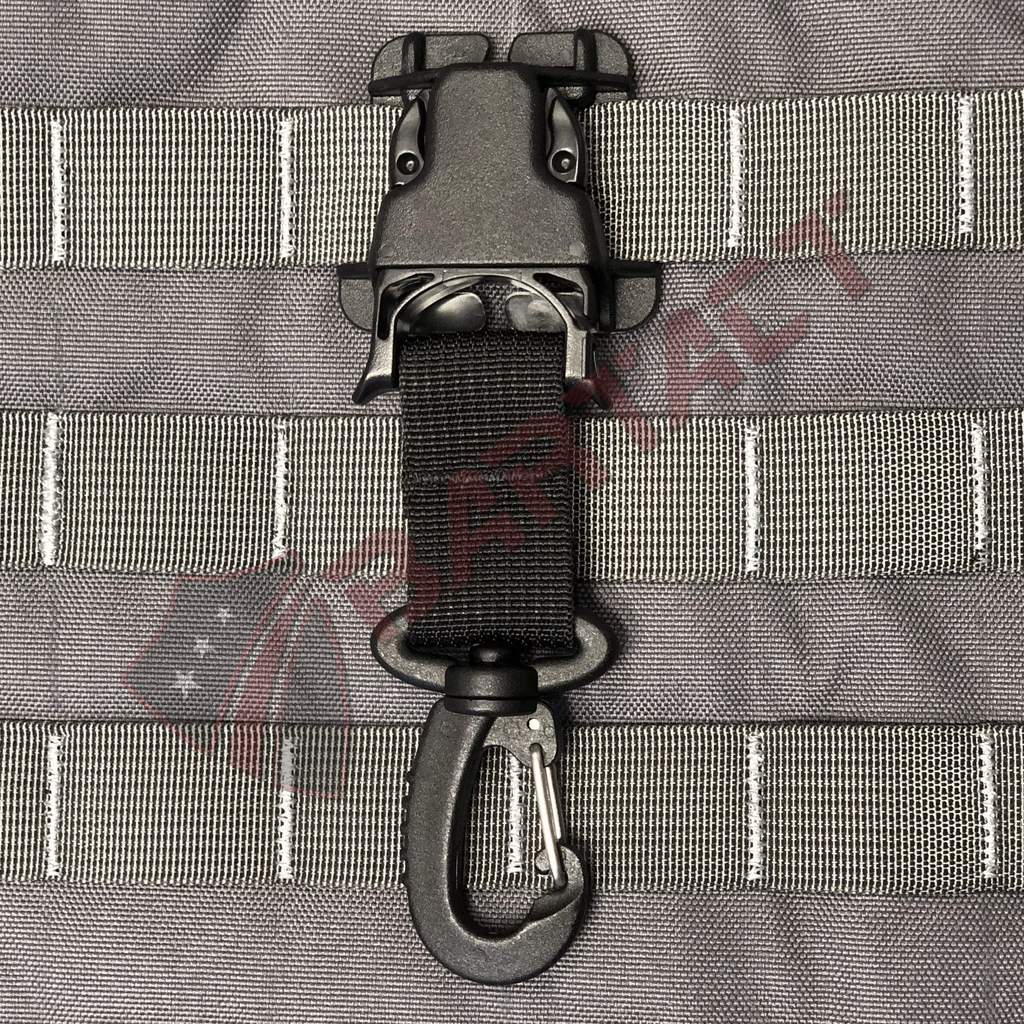PALS/MOLLE Acetal Heavy Duty Swivel Hook Every Which Way Quick Side Release Buckle Kit (Pair of 2) Bartact-1