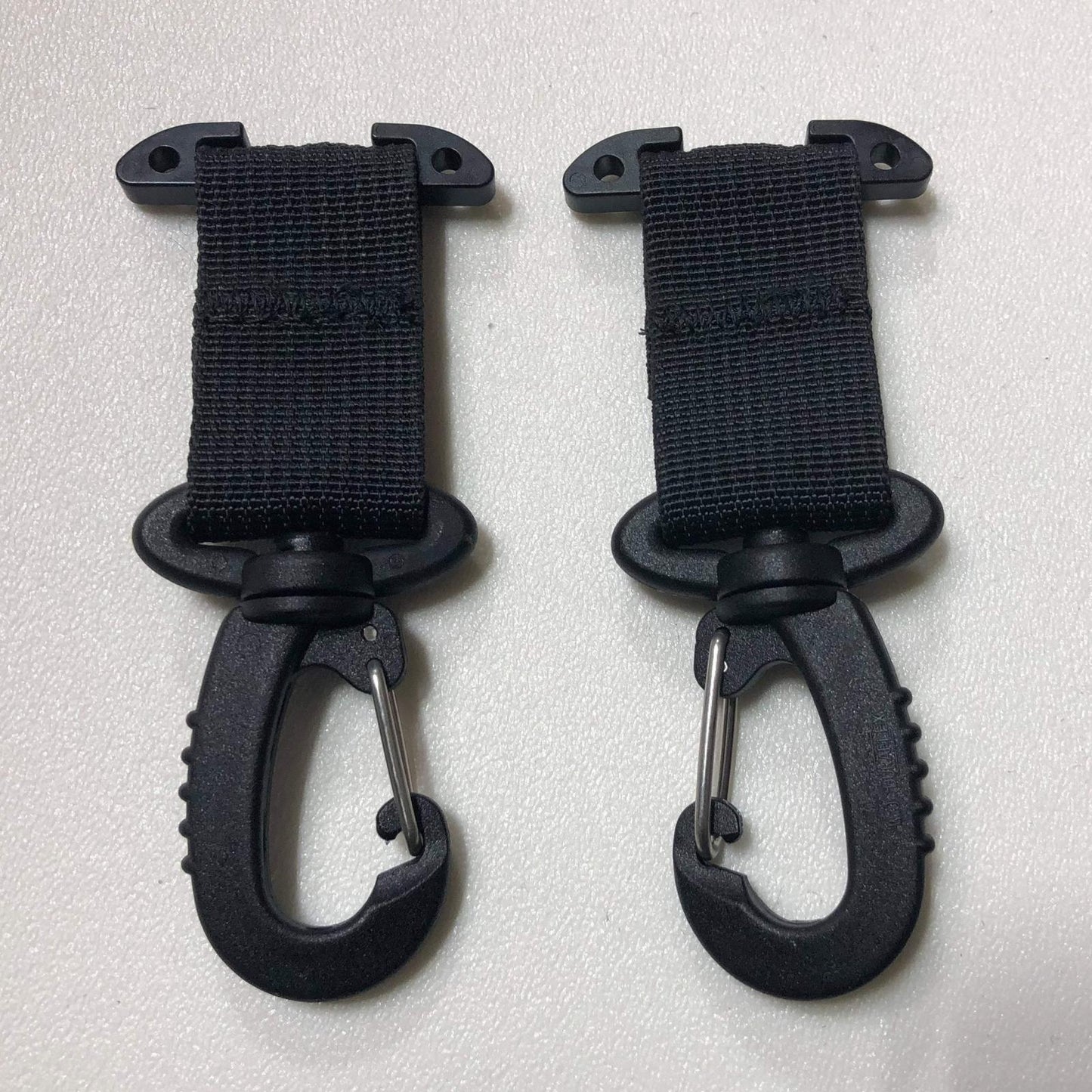 MOLLE Attachments, , PALS/MOLLE T-Bar and Heavy Duty Acetal Swivel Hooks Pair Black Bartact