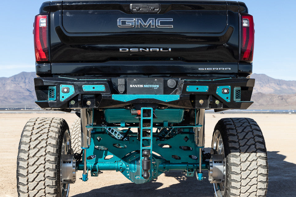 Freedom Rear Bumper For 2020-2026 Silverado/Sierra 2500/3500 HD Sensor Cutouts Bodyguard Bumpers-7