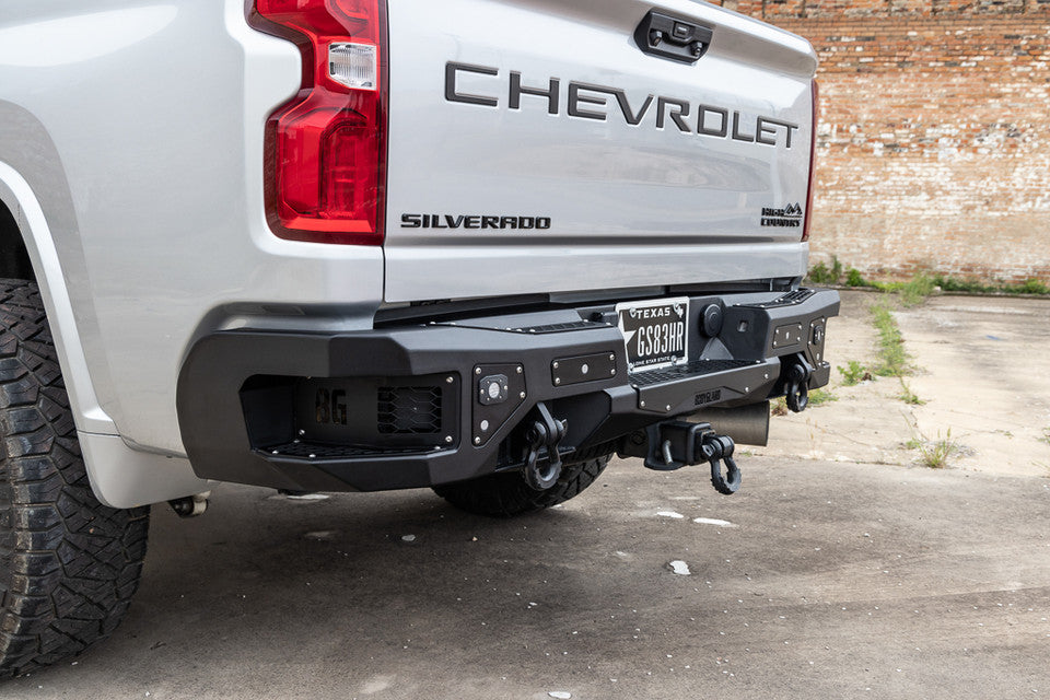 Freedom Rear Bumper For 2020-2026 Silverado/Sierra 2500/3500 HD Sensor Cutouts Bodyguard Bumpers-2