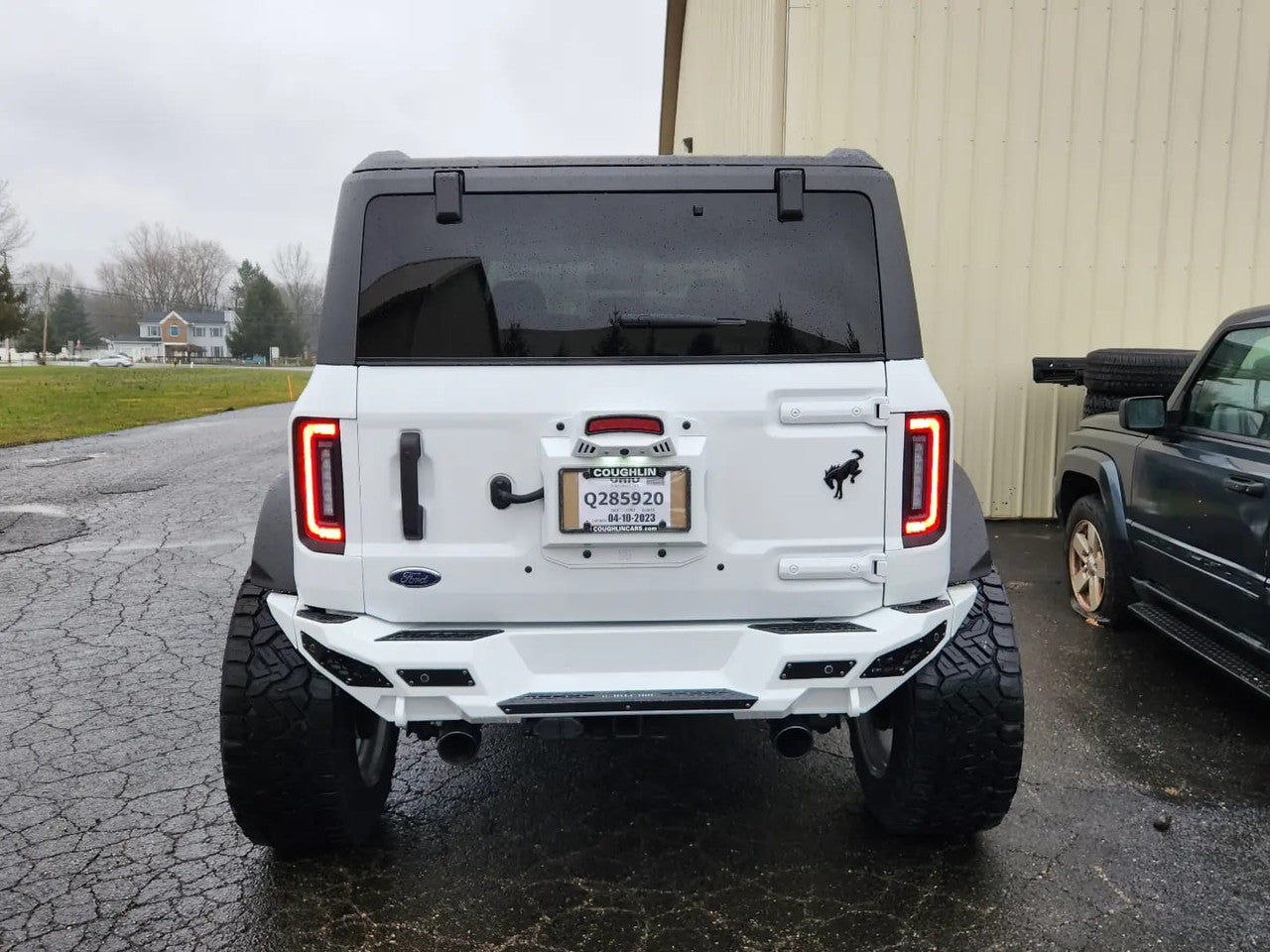 Freedom Rear Bumper For 2021-2025 Ford Bronco Raptor Only Sensor Cutouts Bodyguard Bumpers-2