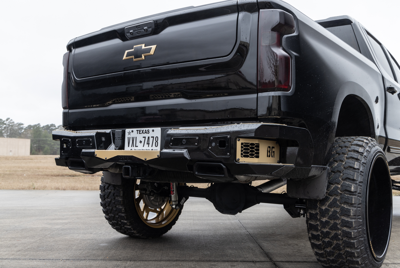 Freedom Rear Bumper For 2019-2025 Silverado/Sierra 1500 Bodyguard Bumpers-9