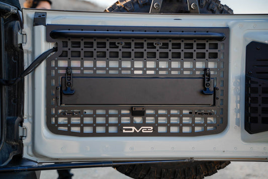 2021 2024 Ford Bronco Tailgate Molle Panel DV8 Offroad-1