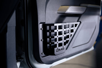 2021 2024 Ford Bronco Front Door Pocket Molle Panels DV8 Offroad-3