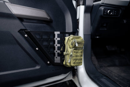 2021 2024 Ford Bronco Front Door Pocket Molle Panels DV8 Offroad-4