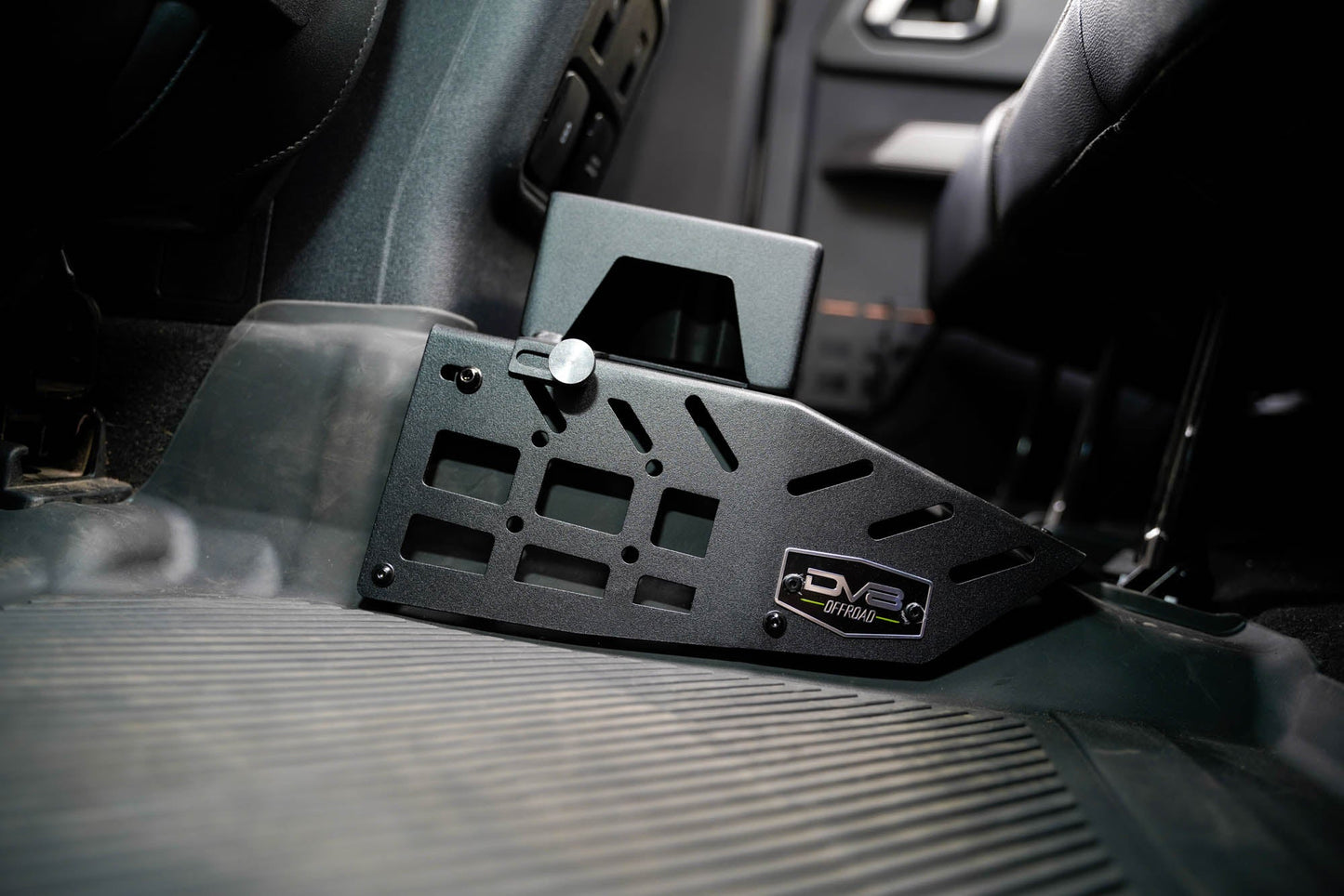 2021 2024 Ford Bronco 4 Door Rear Seat Cup Holder And Molle Panels DV8 Offroad-2