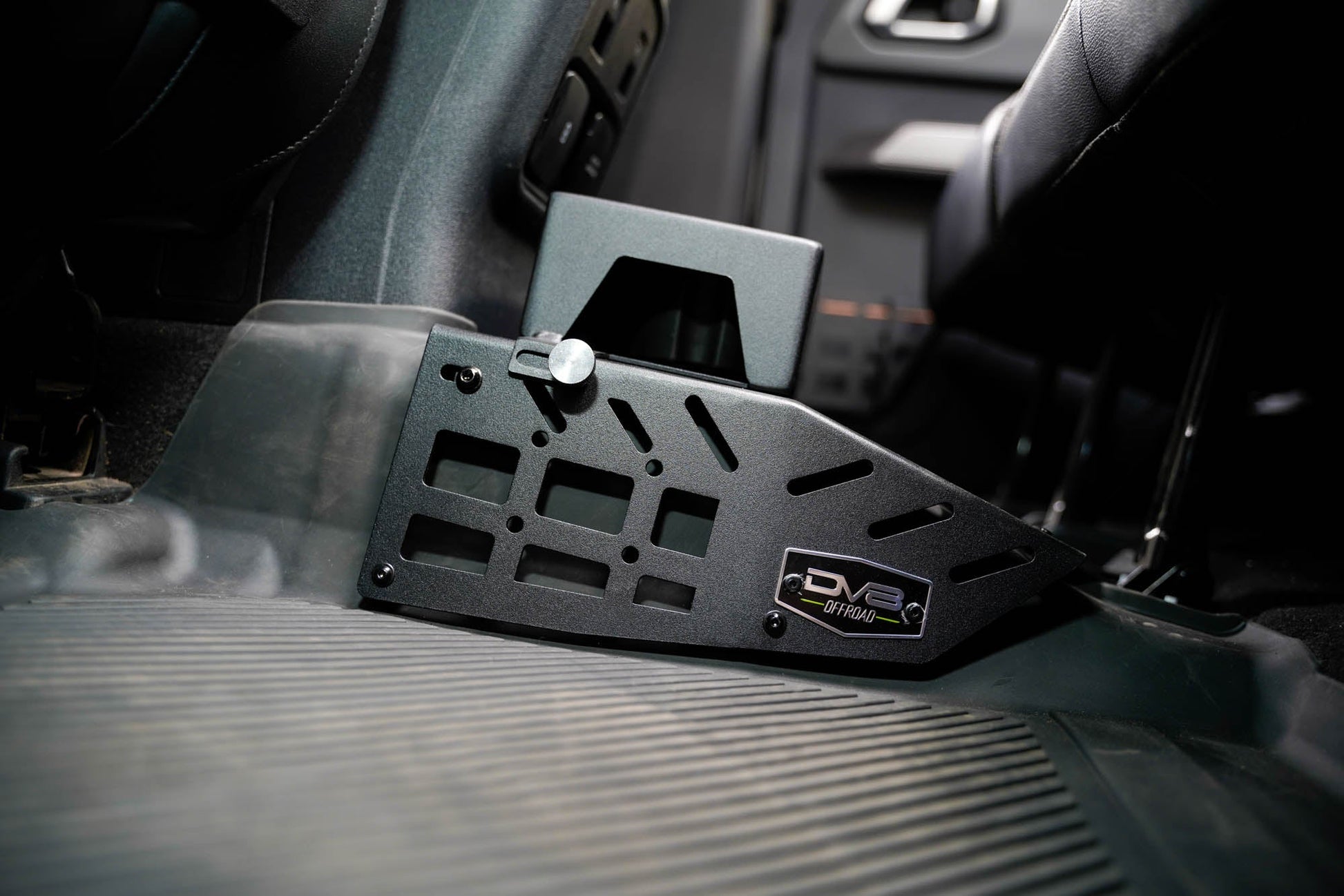 2021 2024 Ford Bronco 4 Door Rear Seat Cup Holder And Molle Panels DV8 Offroad-2