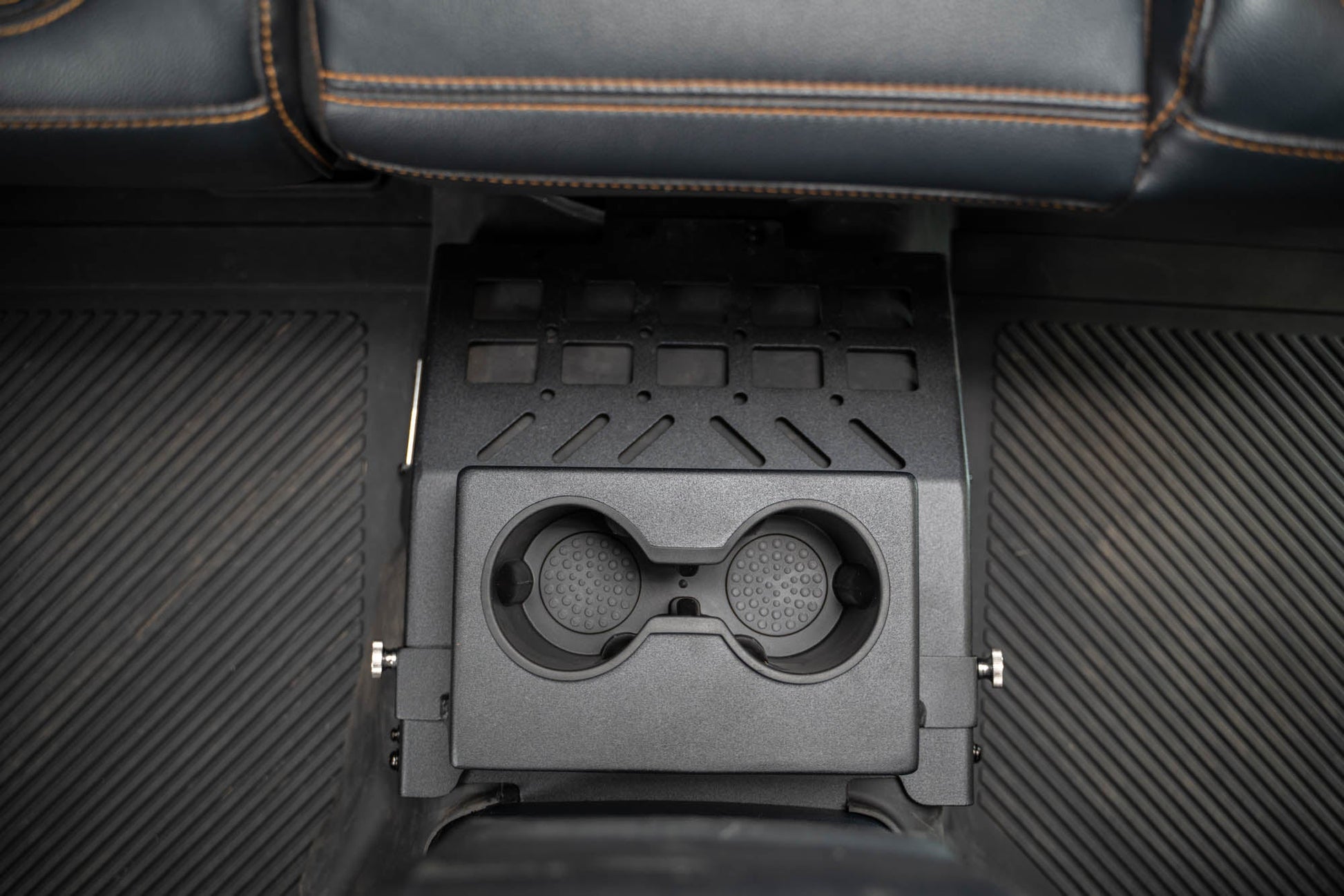 2021 2024 Ford Bronco 4 Door Rear Seat Cup Holder And Molle Panels DV8 Offroad-3