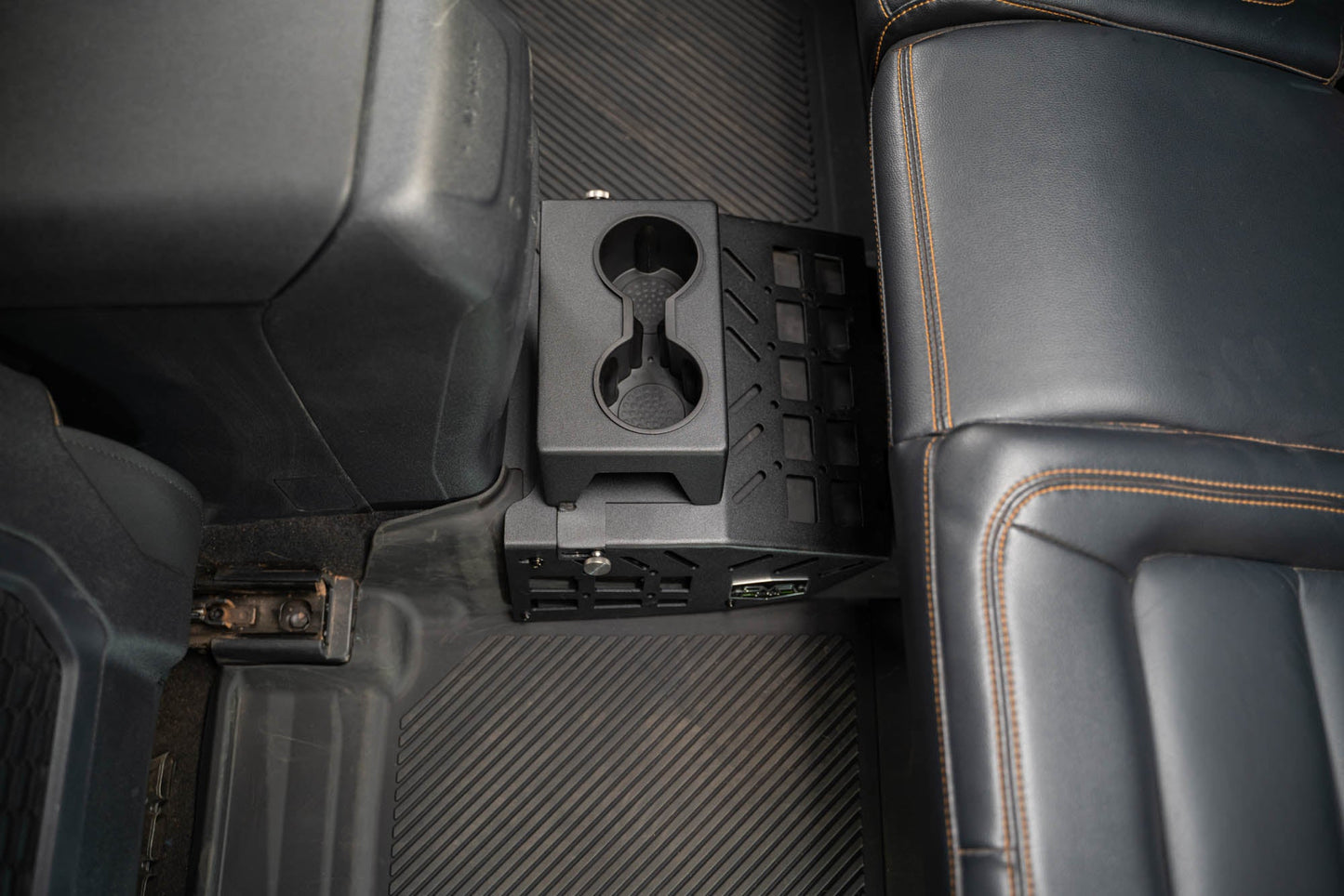 2021 2024 Ford Bronco 4 Door Rear Seat Cup Holder And Molle Panels DV8 Offroad-4