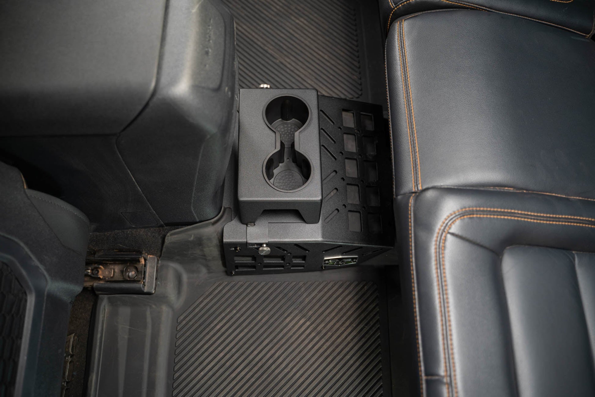 2021 2024 Ford Bronco 4 Door Rear Seat Cup Holder And Molle Panels DV8 Offroad-4