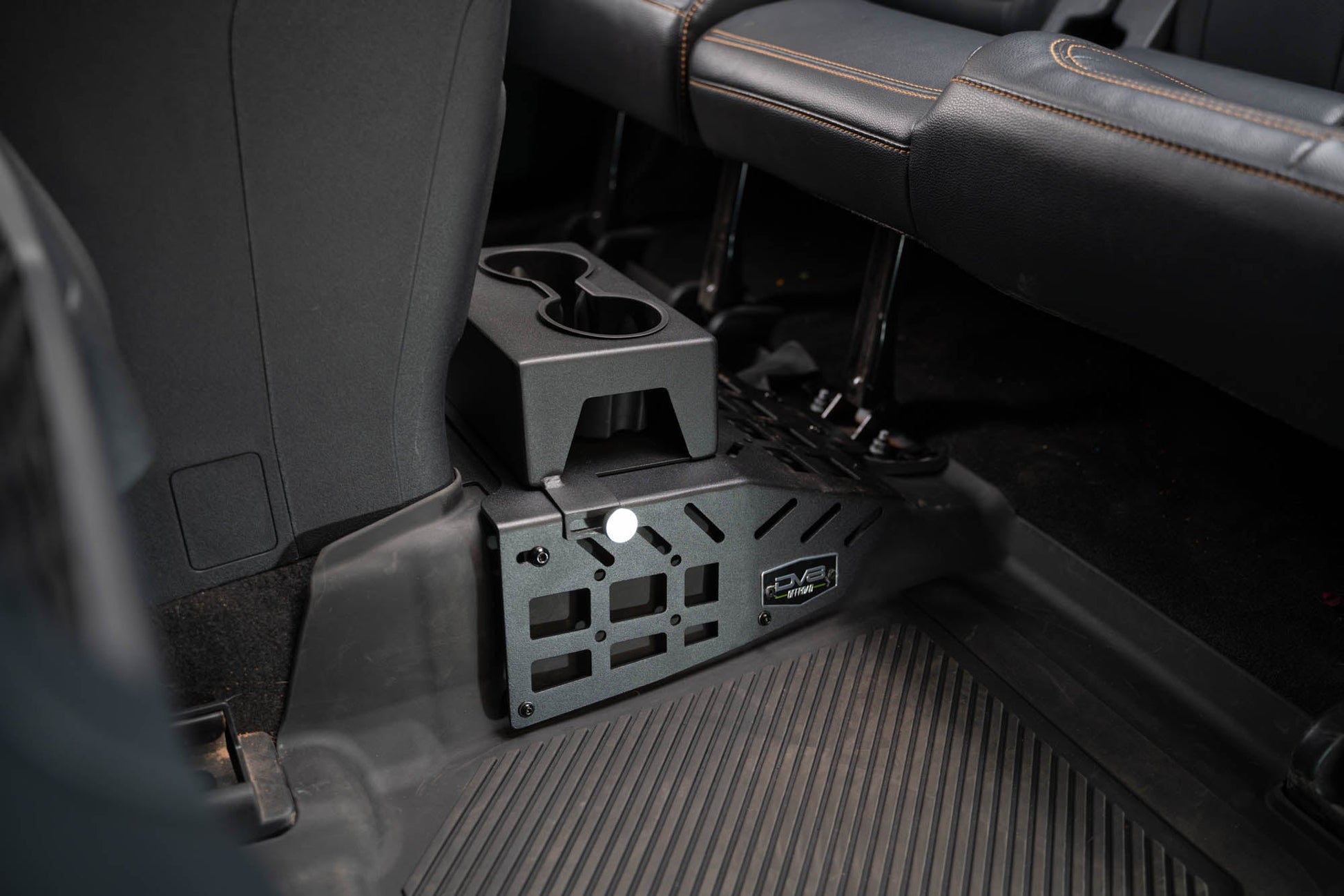 2021 2024 Ford Bronco 4 Door Rear Seat Cup Holder And Molle Panels DV8 Offroad-6