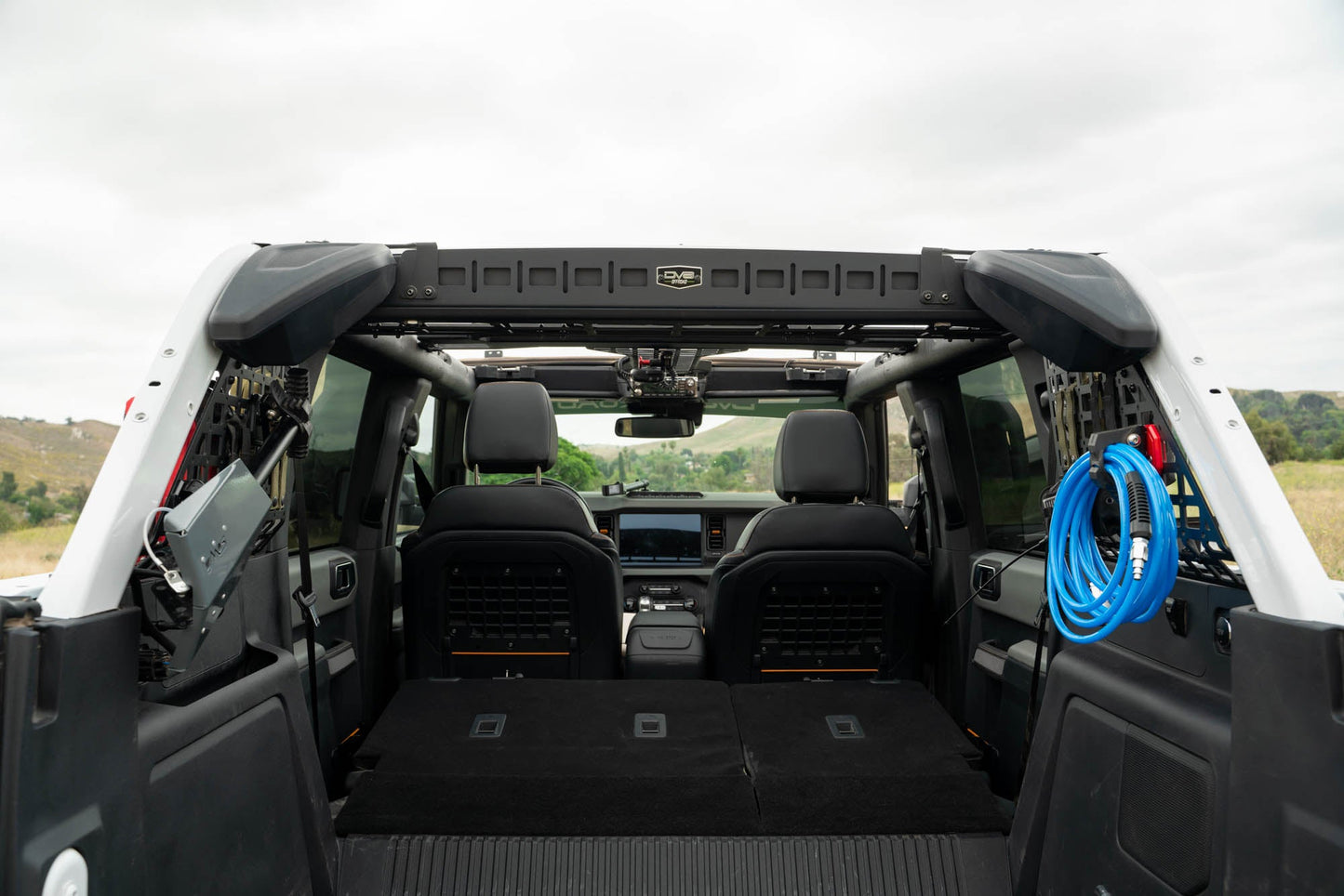 2021 2024 Ford Bronco 4 Door HardTop Only Pocketed Rear Window Molle Panels DV8 Offroad-2