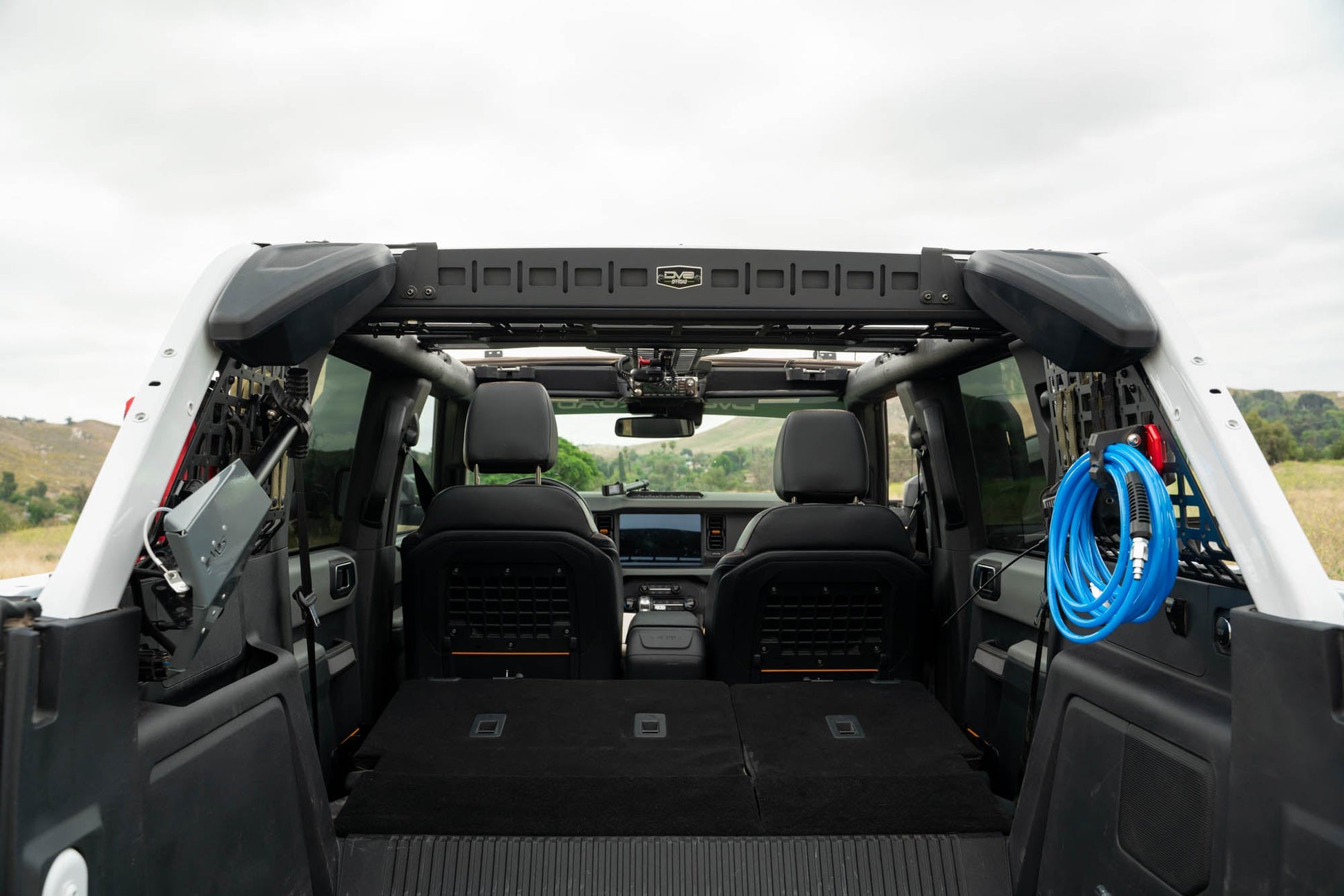 2021 2024 Ford Bronco 4 Door HardTop Only Pocketed Rear Window Molle Panels DV8 Offroad-2