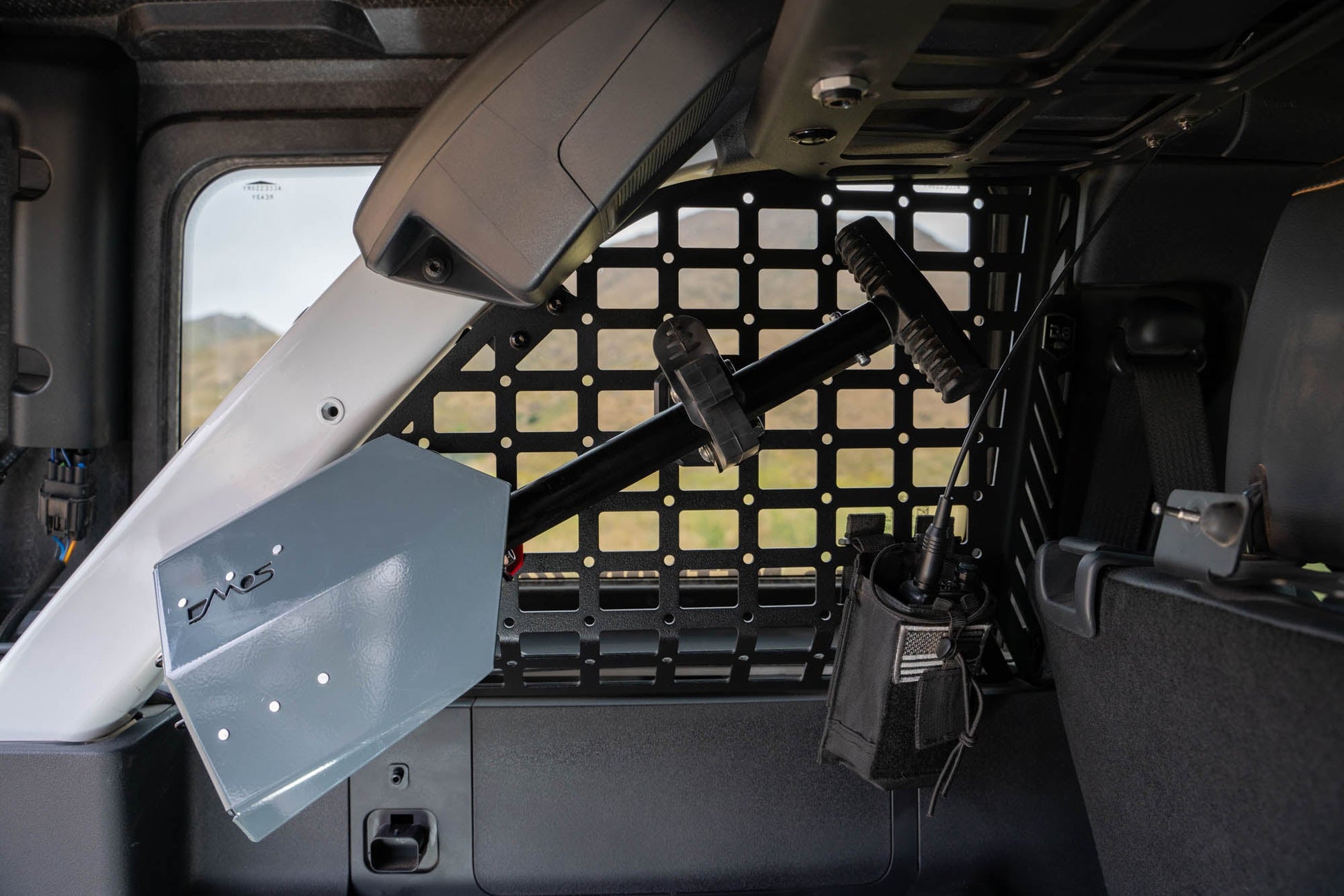 2021 2024 Ford Bronco 4 Door HardTop Only Pocketed Rear Window Molle Panels DV8 Offroad-8
