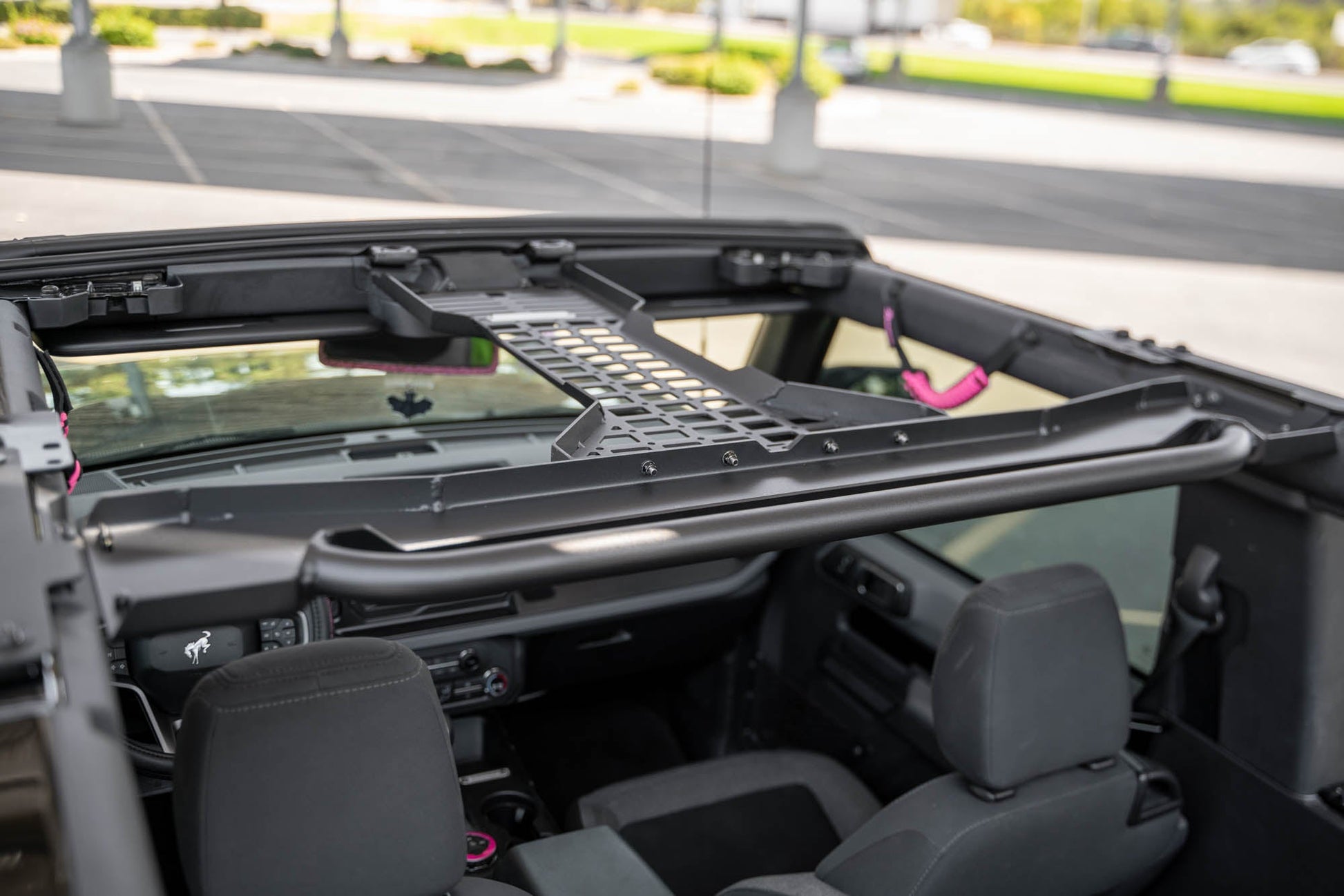 2021 2025 Ford Bronco 2 Door Overhead Molle Panel DV8 Offroad-4