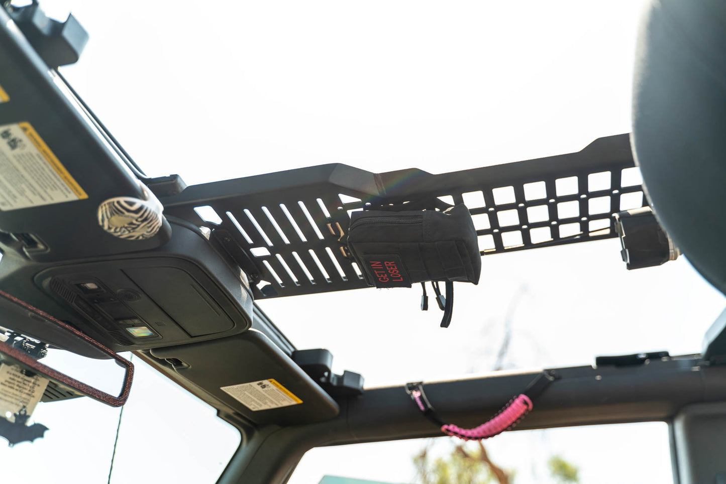 2021 2025 Ford Bronco 2 Door Overhead Molle Panel DV8 Offroad-5