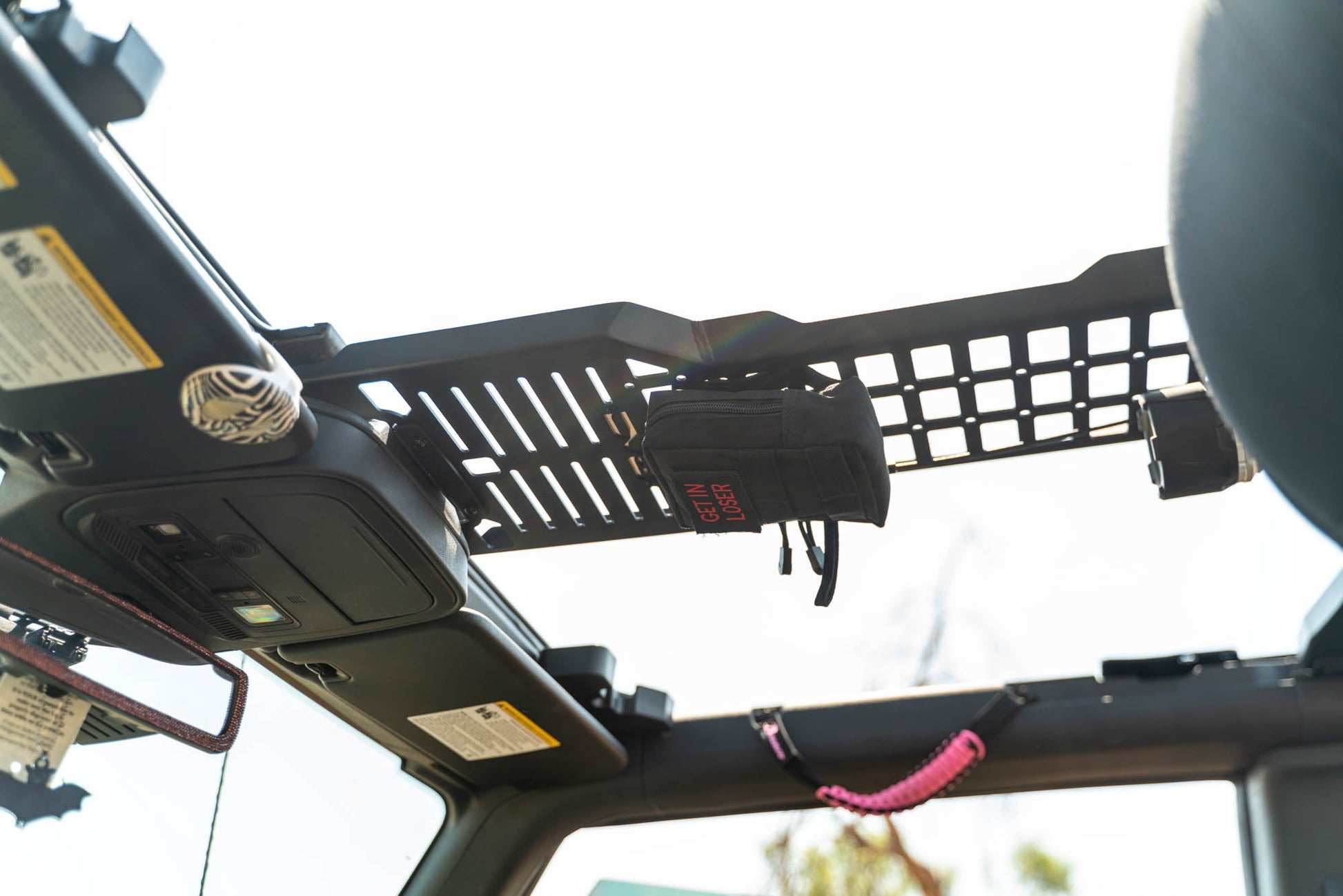 2021 2025 Ford Bronco 2 Door Overhead Molle Panel DV8 Offroad-5