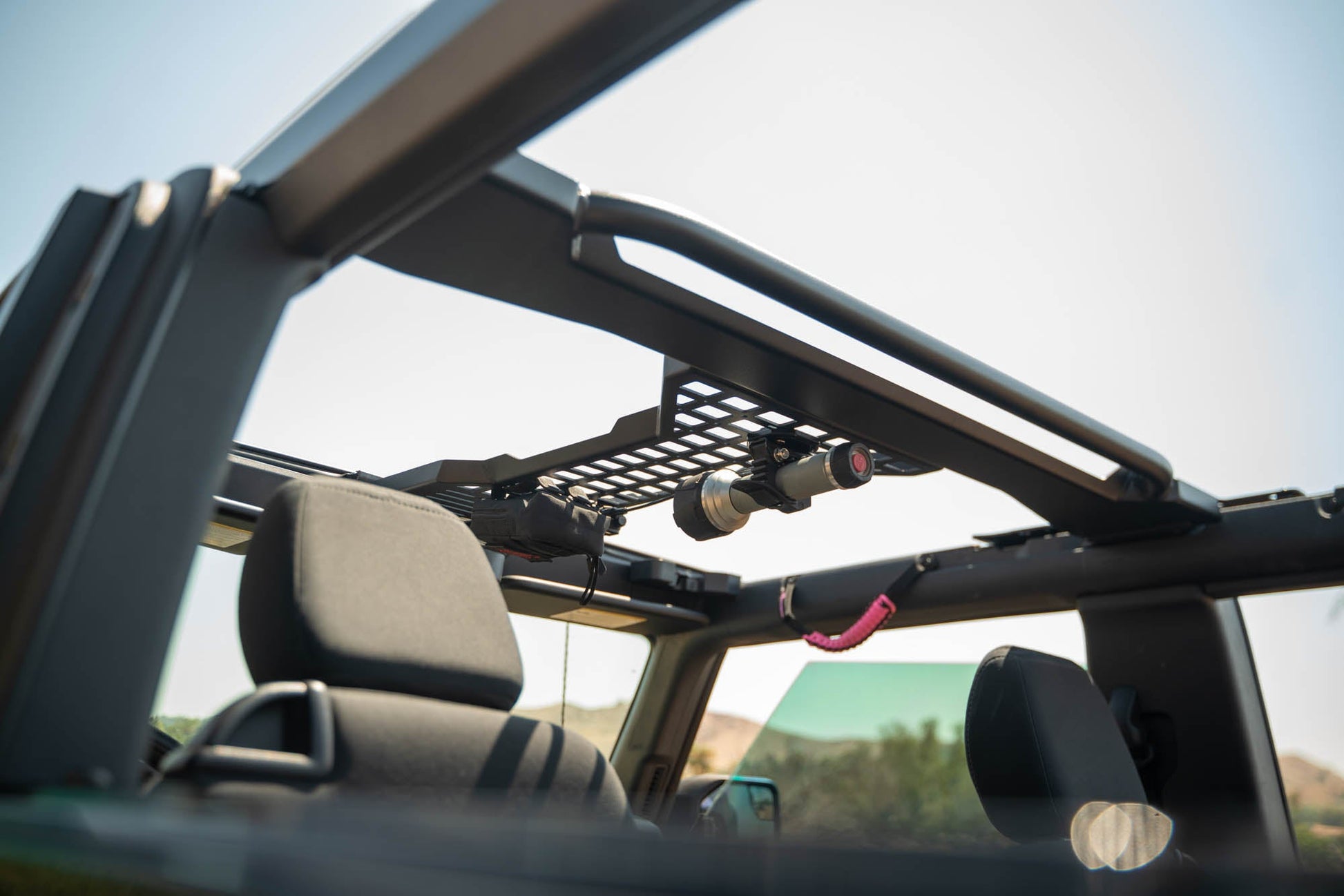 2021 2025 Ford Bronco 2 Door Overhead Molle Panel DV8 Offroad-6
