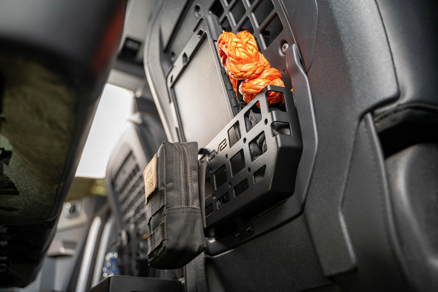 2021 2024 Ford Bronco Seat Back Molle Pockets DV8 Offroad-10