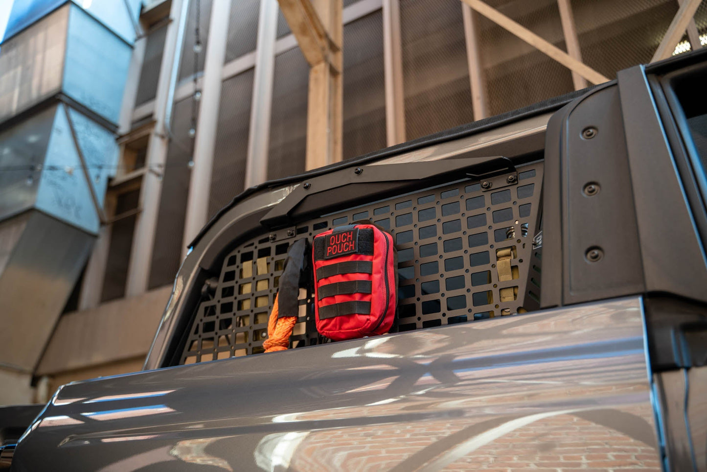 2021 2024 Ford Bronco Rear Window Molle Panels DV8 Offroad-11